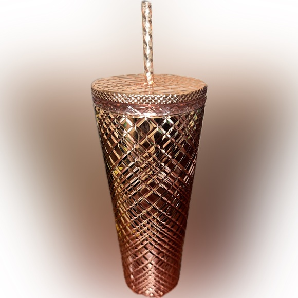 NWT | Starbucks Venti cold cup | Rose Gold | 24oz - Picture 2 of 4